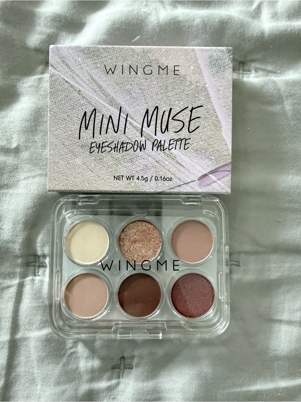 Mini Muse Eyeshadow Palette — Neutral & Rose 6-Shade Set